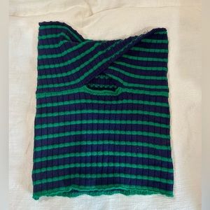 Striped Crochet Top
